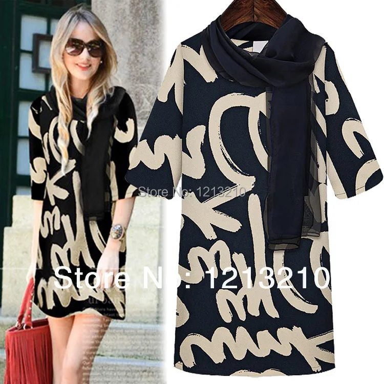 2014 Hot Sale Spring Fashion New Casual Novelty Dresses Women's