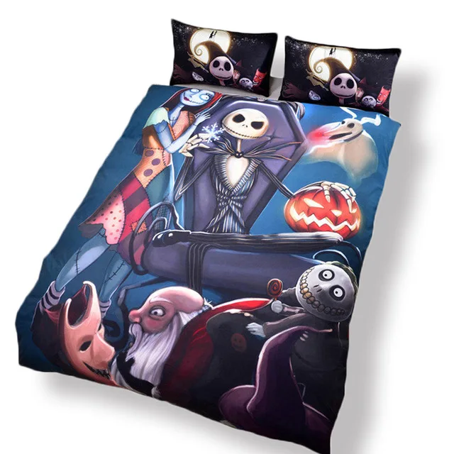 Lai Yin Sun Nightmare Before Christmas Bedding Set Unique Design Polyester / Cotton Duvet Cover Twin Full Queen King Lai Yin Sun Nightmare Before Christmas Bedding Set Unique Design Polyester / Cotton Duvet Cover Twin Full Queen King