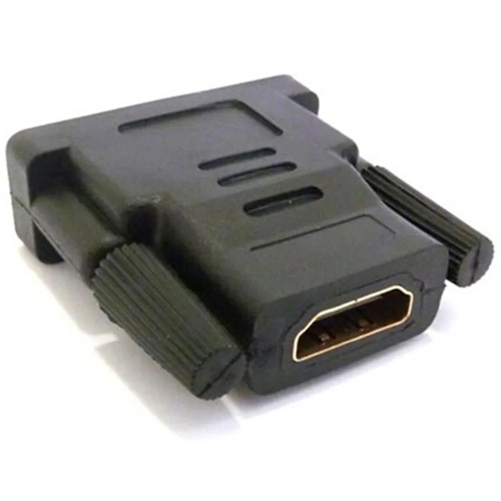 Besegad позолоченный DVI D (24 1) Мужской HDMI Женский Видео переходник конвертер для HDTV ЖК
