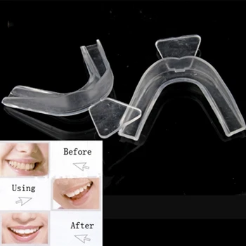 

2 Pcs Dental Mouthguard Thermoforming Care Oral Hygiene Bleaching Tooth Whitener Mouth Guard Teeth Whitening Trays