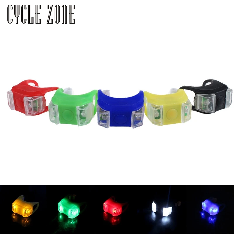 Clearance 2017 New Silicone Bicycle Safety Lighting LED Light Lamp Flashlight Bike Mar13 5
