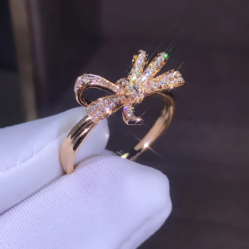 18 K 750Au золото Moissanite алмазное кольцо обручальное кольцо D Цвет VVS с национальным сертификатом MO-H10019