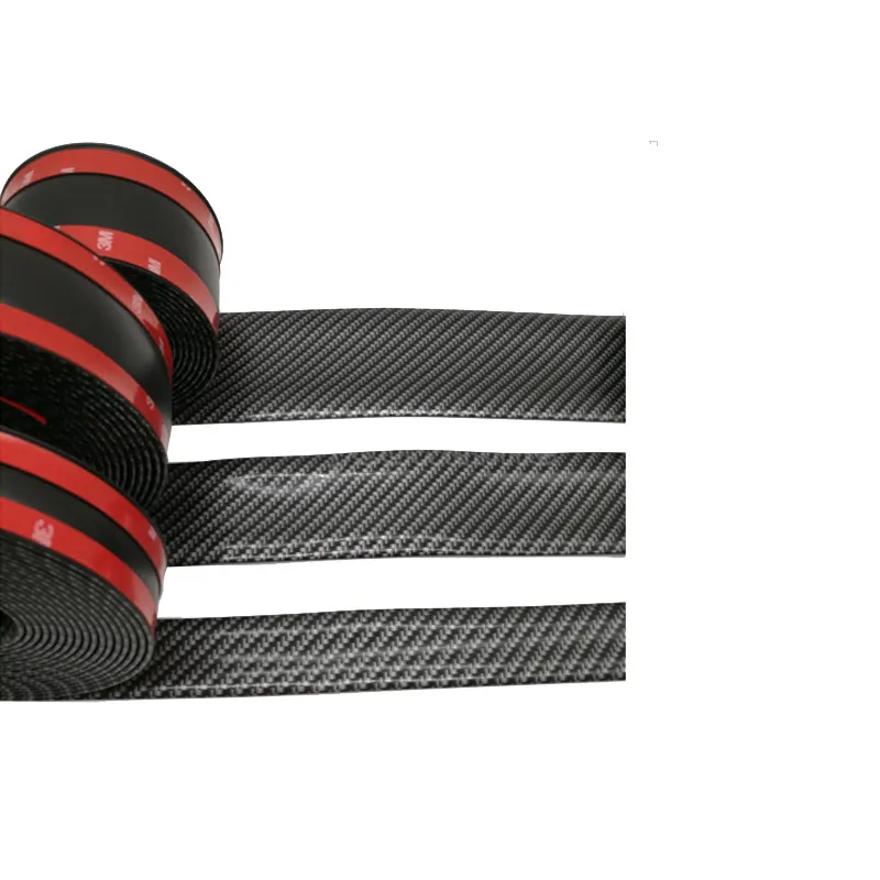 

Universal Car Sticker Bumper Strip DIY Door Sill Protector Carbon Fiber Style For KIA Toyota BMW Audi Mazda etc Accessories