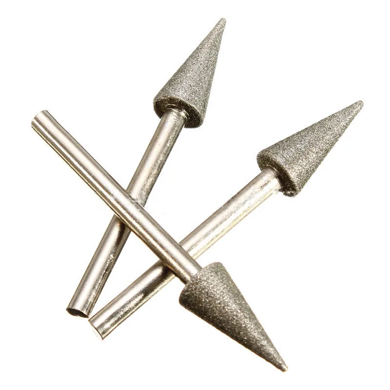 3mm 6mm Diamond Grinding Bit Diamond Grinding Heads Burrs Bit Set For