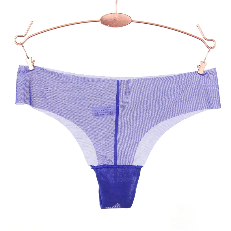 

Ixuejie Super Sexy Design Low Waist Transparent G String Lure Thin Solid T Back Panties Ladies Underwear