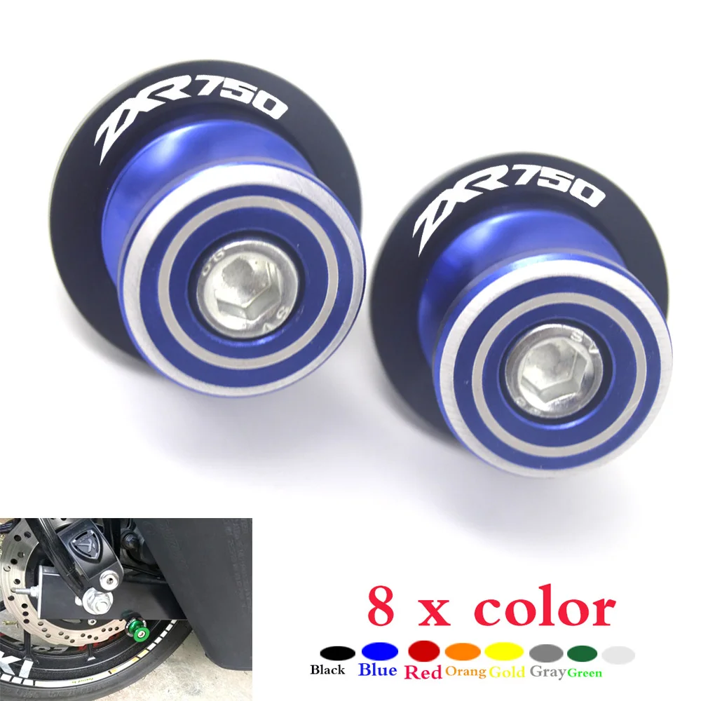 

CNC Motorcycle Frame Stands Screws sliders Swingarm Spools Slider For Kawasaki ZXR750 ZXR 750 1989-1995 10M