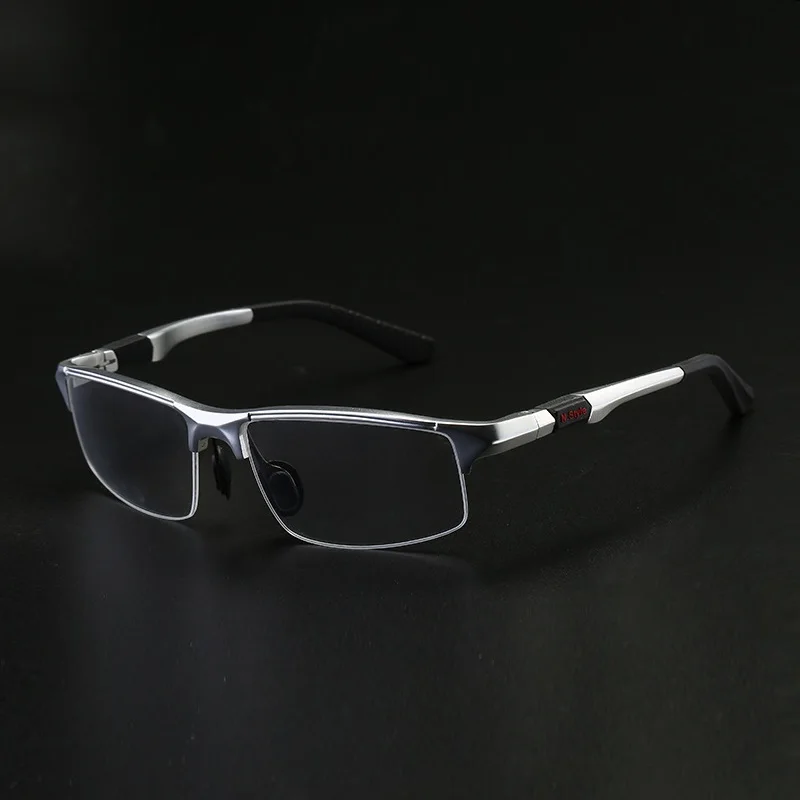 

Width-145 Men Glasses Eyewear Al Mg Alloy Spring Hinge Eyeglasses Frames Brand Optical Myopia Glasses Spherical Eyewear Frames