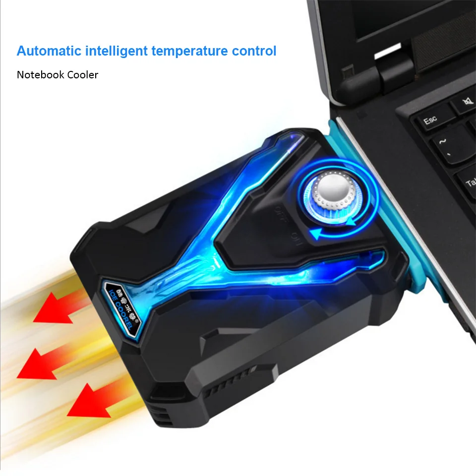 Laptop Cooling Vacuum Fan USB Powered Ultra-portable Radiator CPU Cooler Fan 