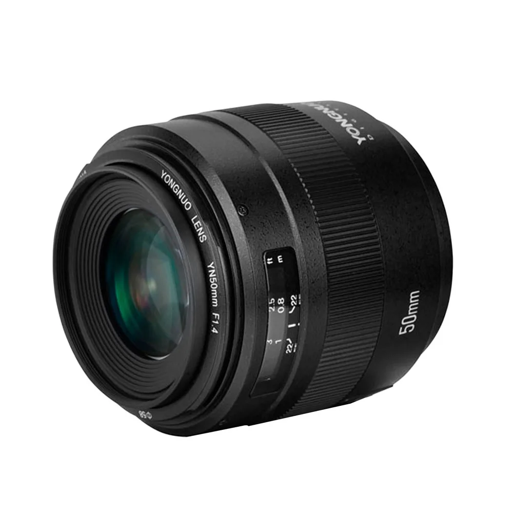 YONGNUO YN50mm F1.4 стандартное фиксированное фокусное расстояние объектива автофокусировки(AF) и ручная фокусировка(MF) объектив для Canon Камера с расстояние фокусировки индикатор