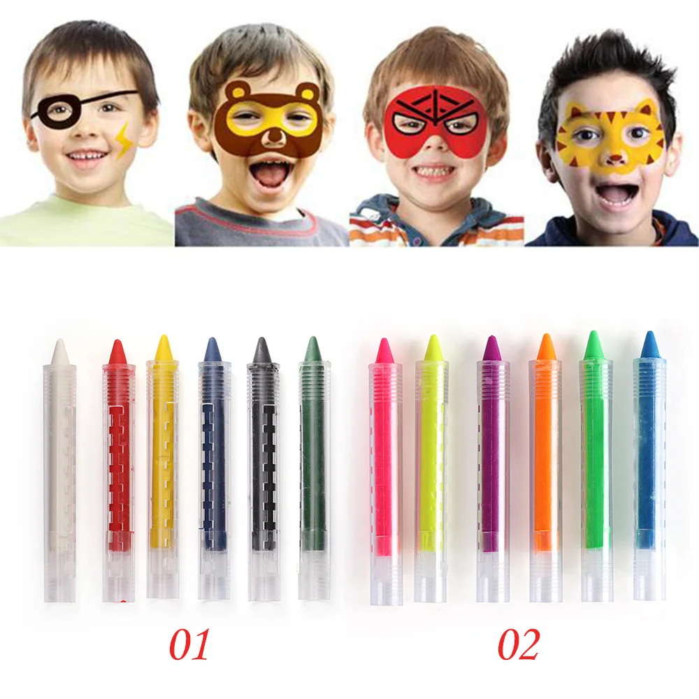Buy Useful Funny Face Painting Crayon Pencils Splicing