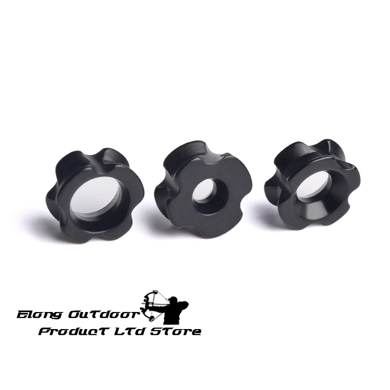 

1/4'' 1/8" 3/16" Alloy Peep Sight Compound Bow Free Shipping Bow Sight Archery Bow Outdoor Sport Hunting 3 Pieces Black Color