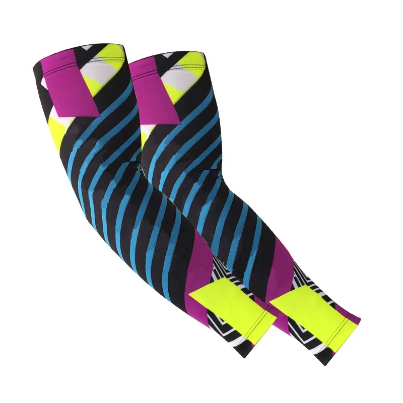 

1pair Men Compression Arm Warmer Sun UV Protection Sports Running Cycling Basketball Volleyball Golf Elbow Arm Sleeves Cover
