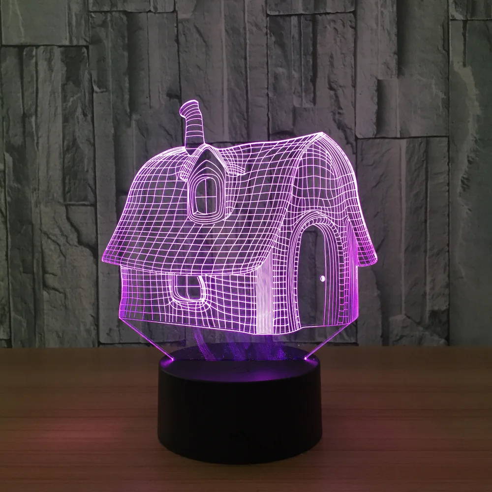 Artificial With Led Lights Diy Usb Led 3d Lamp Veilleuse Enfant