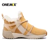 ONEMIX New Winter Running Shoes women Comfortable Women's boots Warm Wool Sneakers men Outdoor Unisex Athletic Sport Shoes men ► Photo 2/6