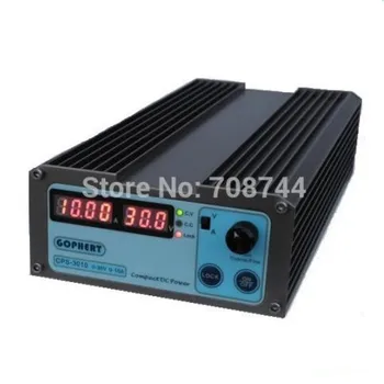 

CPS-3010 300W (110Vac/ 220Vac) 0-30V/0-10A, Gopher Digital Adjustable DC Power Supply CPS3010