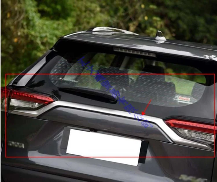 Для TOYOTA Rav4 (XA50) 2019 2020 декоративные аксессуары ABS задняя крышка крышки