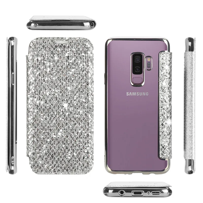 Красочный чехол книжка SMILYOU с полным покрытием для Samsung Note 8 S7 Edge S9 Galaxy S8 Plus