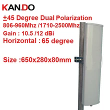 12dbi+ 45/-45 градусов двойная поляризация 806-960 МГц 1710-1500 МГц GSM антенна базовая станция Использование CDMA GSM 3g антенна FDD LTE антенна