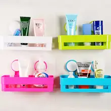 

Bathroom Shelf Strong Suction Cup Storage Rack Multifunction Wall Mounted Organizer Holder Household Supplies