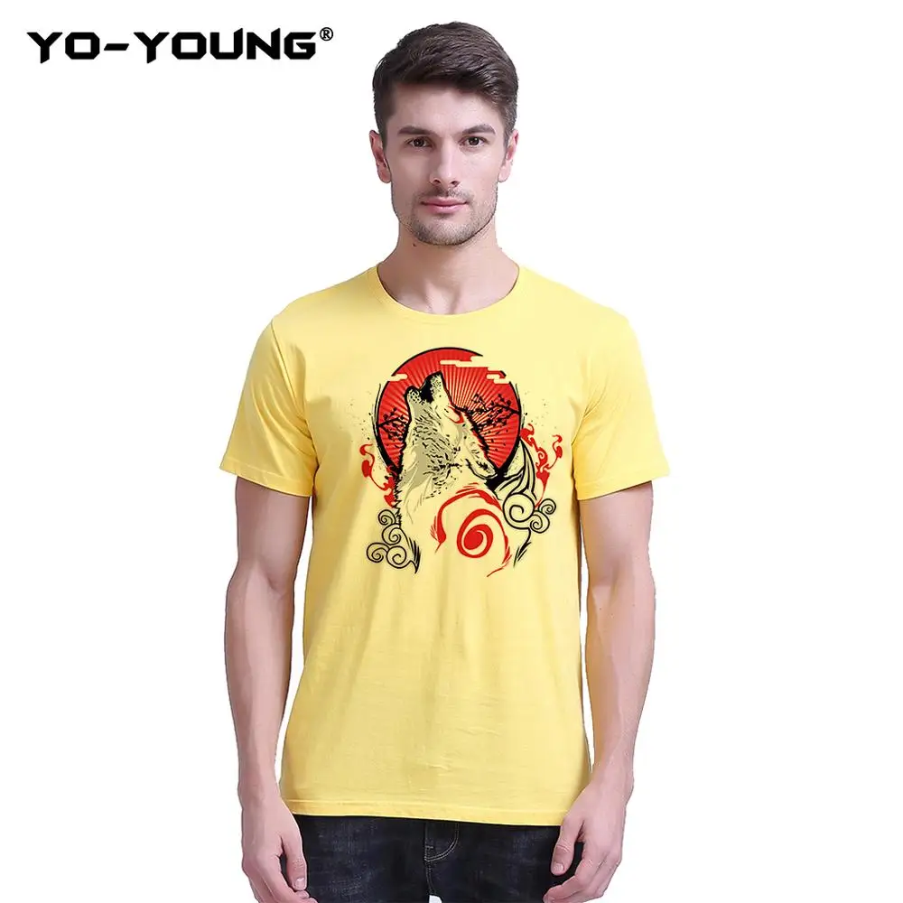 

Yo-Young Anime Harajuku Goddess Of The Sun Unisex T-shirts Digital Print 100% Cotton Causal Summer Top Tees Homme Customized