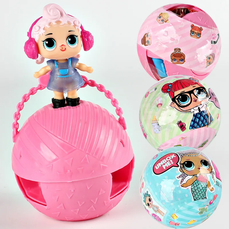 1piece 8cm LOL Magic Funny Doll Dress Toy Water Spray Action Figure Toy Doll Kids Girl