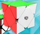 Мою hualong 3x3 Cube Черный/Stickerless-розовый/Stickerless-яркий/белый Скорость Cube Cubo мэджико кубик рубика - Цвет: Wingy Cnewb Stless