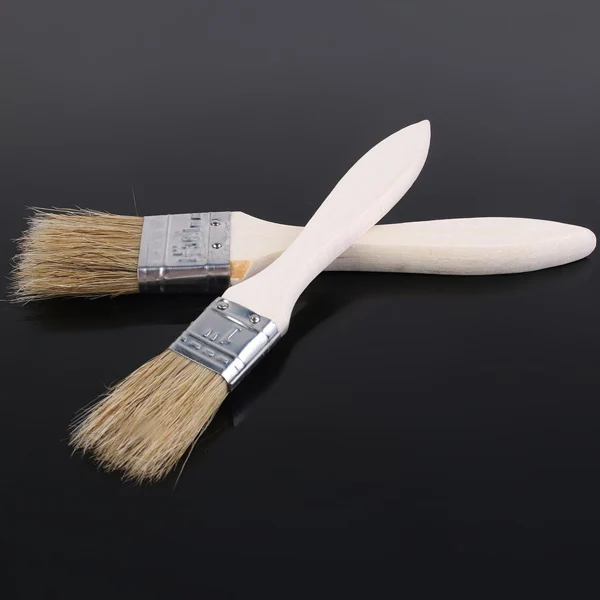 2pcs Wooden Rugged Grill Cleaning BBQ Basting Brush Marinade Roasting