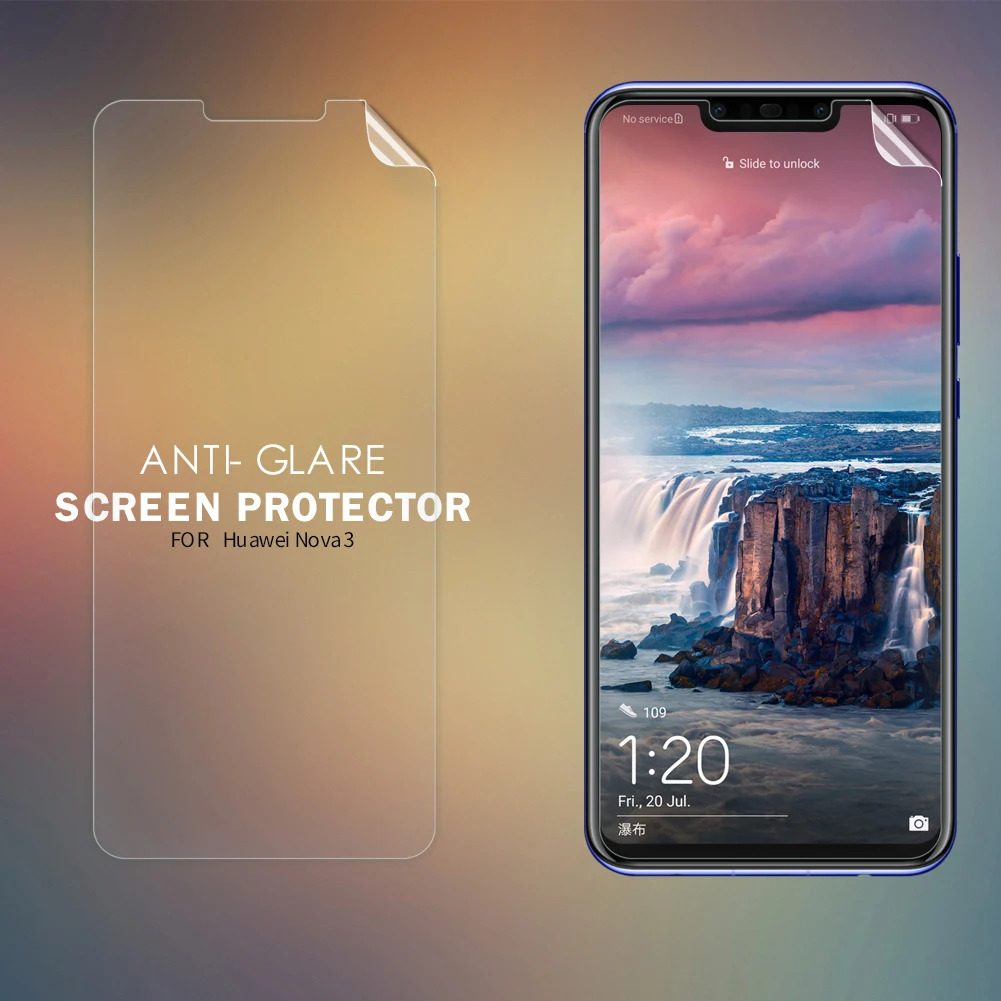 Для Huawei Nova 3 Антибликовая Защитная пленка для экрана матовая защитная против