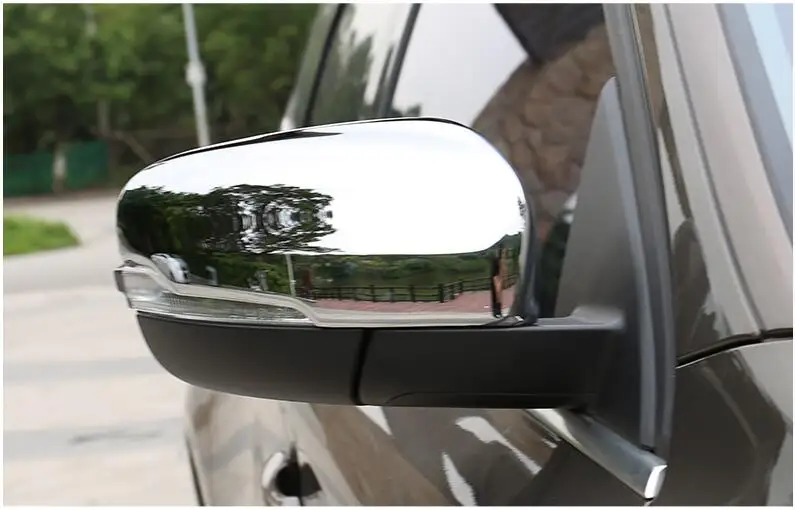 JIOYNG ABS CHROME Car Side Mirrors Rearview Cover Trim For 14 17 VOLVO