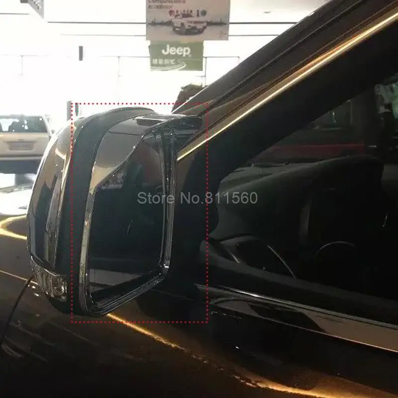 For Jeep Grand Cherokee 2014 2015 ABS Chrome Plastic Exterior Rearview