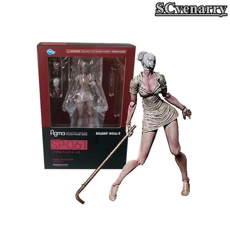 

Figma 061 Survival Horror Silent Hill 2 Bubble Head Nurse PVC Action Figure Collection Model Toy