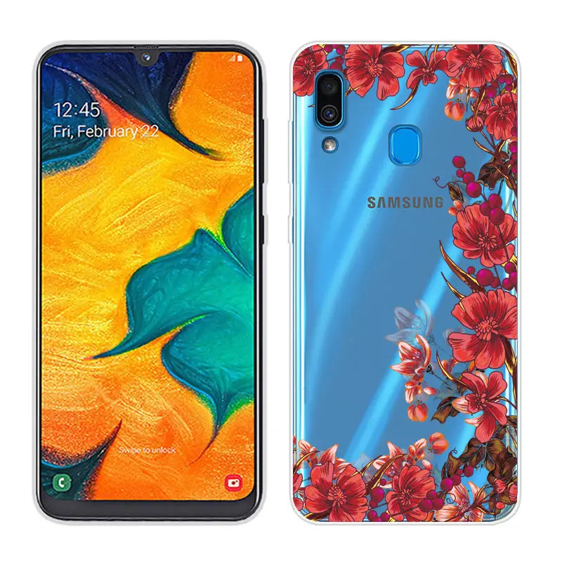 Soft TPU Case for Samsung Galaxy A40 A30 Clear Silicone Back Phone Case for Samsung A50 A10 Cover for A60 A70 SAM-A505F Fundas (14)