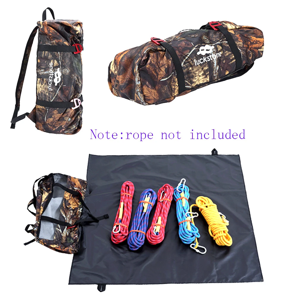登山用具収納用グラウンドシート付きクライミングロープバッグバックパック超軽量折りたたみギアバッグ ショルダーストラップ 登山 道具 Aliexpress