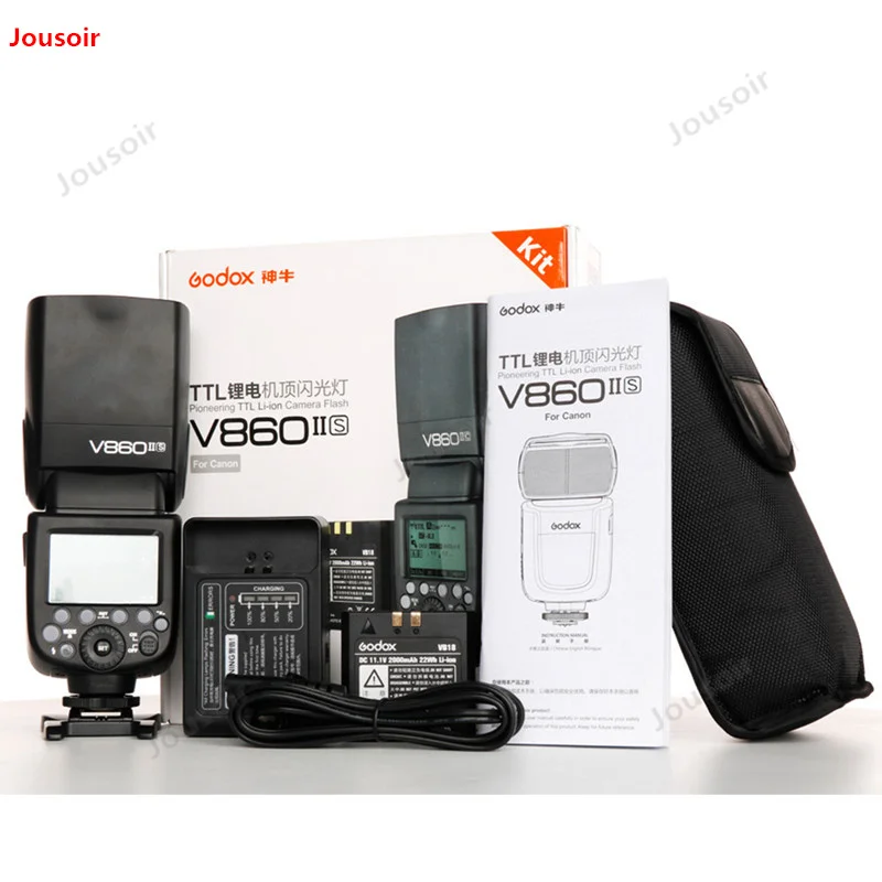 Godox V860II-S V860II-C 860II-N V860II-F V860II-O GN60 ttl HSS литий-ионный аккумулятор Батарея Вспышка Speedlite для Отношение сигнал/шум/C/O/F CD50 T03Y