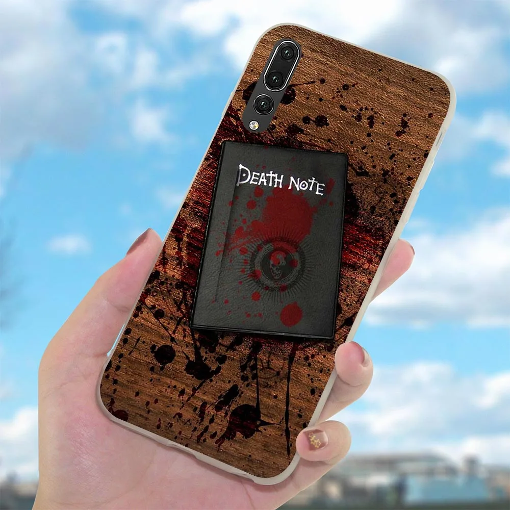 Чехол с японским аниме Death Note для Huawei Honor 7X чехлы 9 10 Lite чехол 6A 8 7Cin Y6 Y7 Prime Y9 Nova 3