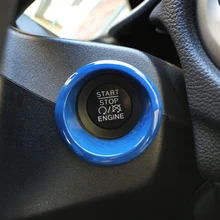 Foal сжигание автомобиля хром зажигания переключатель ключ украшение кольцо круг отделка наклейка для Jeep Компас Renegade