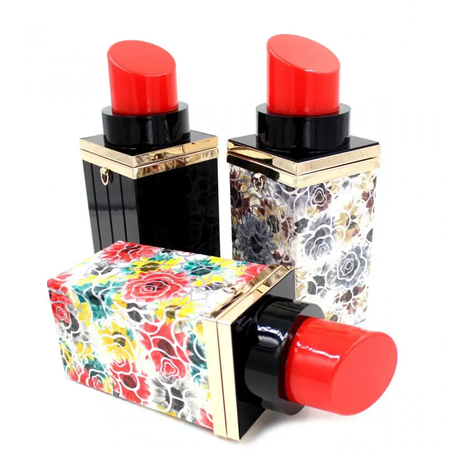 

Fashion Luxury Acrylic Sexy Women Handbag Chain Shoulder Messenger Bag Mini Lipstick Perfume Bottle Clutch Purse Evening Bag
