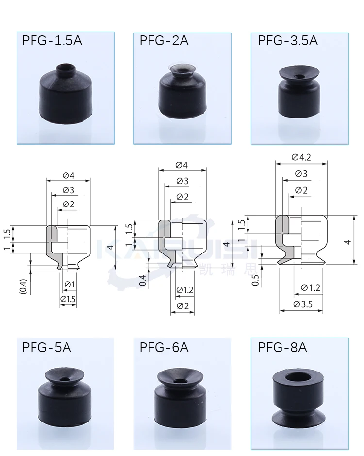 CONVUM PFG серии МАНИПУЛЯТОР вакуумных присосках промашленные пневматические детали сильный силикагель насадка PFG-25 PFG-30 PA-30 PA-50