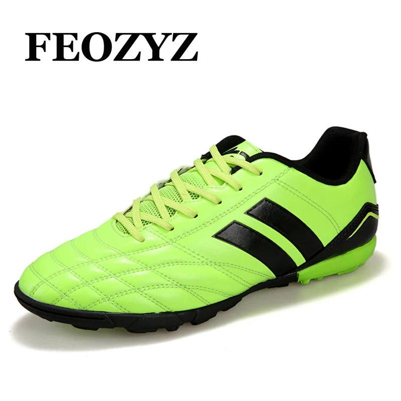 LEOCI Hard Count Boy font b Kids b font Men Football Boots Turf Soccer font b