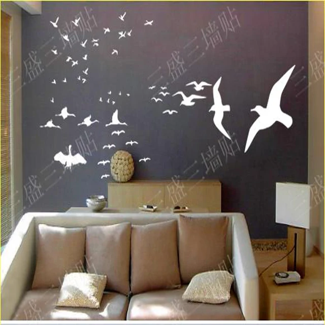 2016 real sale flying birds wall stickers home decor room background decoration vinyl art decals living - Home Decor 2016 2016 real sale flying birds wall stickers home decor room background decoration vinyl art decals living - Home Decor 2016