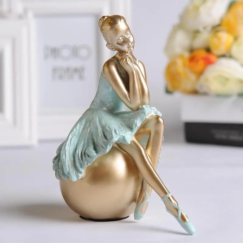 European style living room, small ornaments, home decor, arts girl, ballet resin figures, Home Furnishing, bedroom crafts~ European style living room, small ornaments, home decor, arts girl, ballet resin figures, Home Furnishing, bedroom crafts~