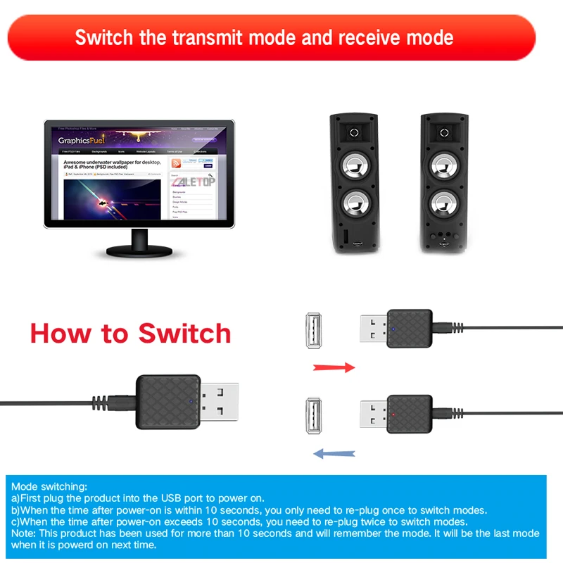 Bluetooth transmitter and receiver 