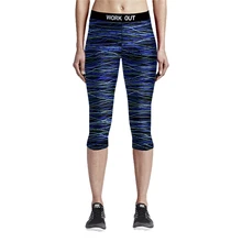 Sports Pants Female font b Fitness b font Yoga Capri Pants slimming Women Gym Leggings Elastic
