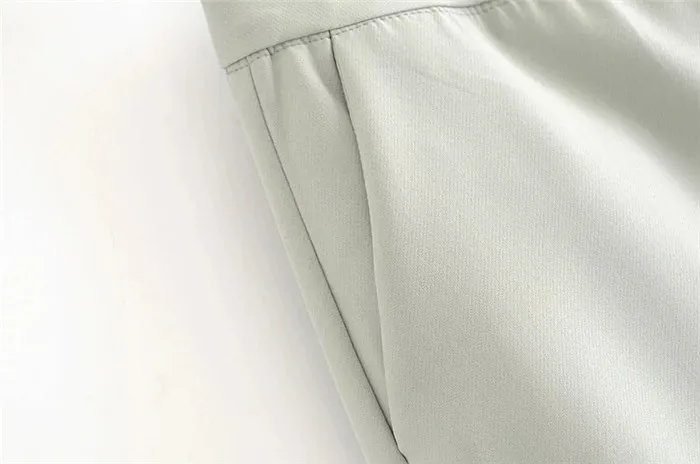 Женские повседневные серые летние шорты Za Женские однотонные винтажные свободные короткие штаны с высокой талией для офисных леди Блейзер костюм spodenki