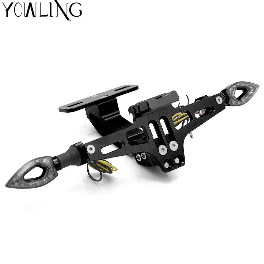 

Motorcycle Tail Light Integrated Light Turn Signal Lamp Licence License plate frame Bracket FOR BMW F650GS F800GS F800R F700GS