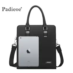 Новый iPad Сумка Высокое качество Для мужчин мужская сумка модные Для мужчин сумки из натуральной кожи Кожа Бизнес Портфели Для мужчин сумка