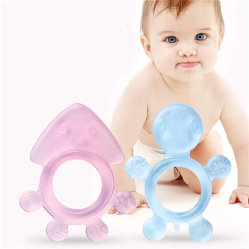 

Baby Animal Shape Liquid Silicone Teether Food Grade BPA Free DIY Octopus Tortoise Baby Teething Nursing Infant Teether Toy