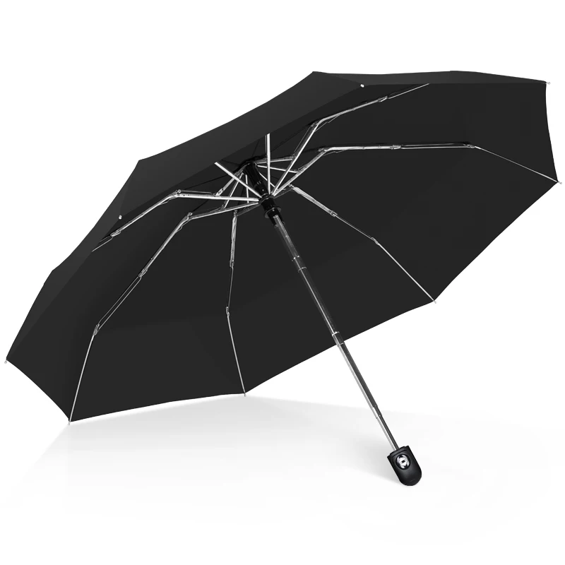 Полностью автоматический зонт Мини Карманный Солнечный дождь черное покрытие солнцезащитный Зонт пять раз женский Солнцезащитный УФ Защитный зонтик U5U - Цвет: black sun