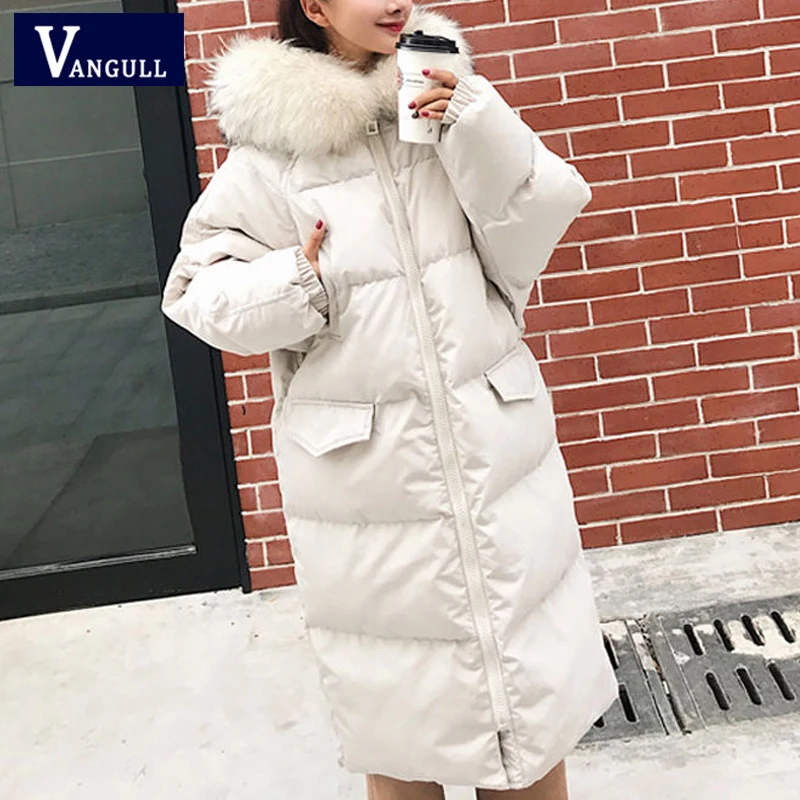 Vangull женские парки с капюшоном зимние теплые однотонные Длинные Свободные пиджаки 2019 осень длинный рукав молния Толстая Женская верхняя од... Vangull женские парки с капюшоном зимние теплые однотонные Длинные Свободные пиджаки 2019 осень длинный рукав молния Толстая Женская верхняя од...