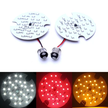 

2X Front 1157 SMD LED Panel Bulb Turn Signal Light For Harley Davidson Touring Red/Amber/White